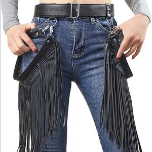 Waist Belt W/ Tassel Fringe